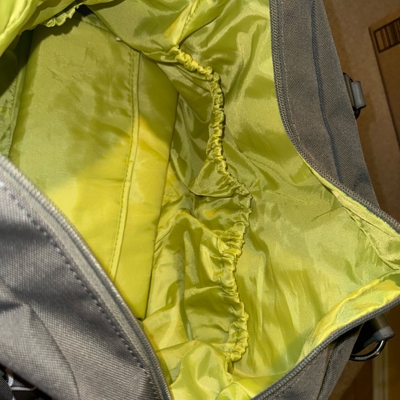 JJ Cole lime green and Gray Baby Bag - Picture 8 of 10